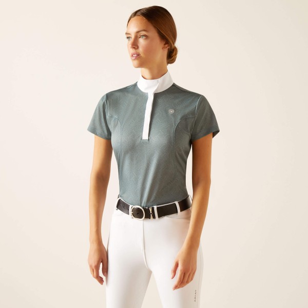 ARIAT Damen Turniershirt Aptos Show Shirt North Atlantic