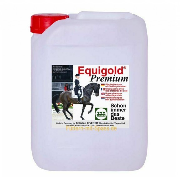 STASSEK Equigold Premium Luxus-Pferdeshampoo Kanister