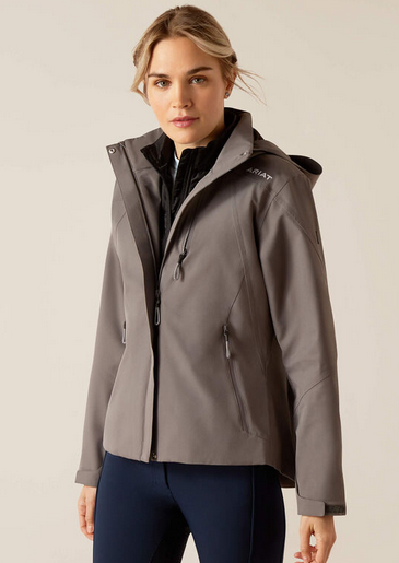 ARIAT Damenjacke Coastal H2O Waterproof (plum grey)