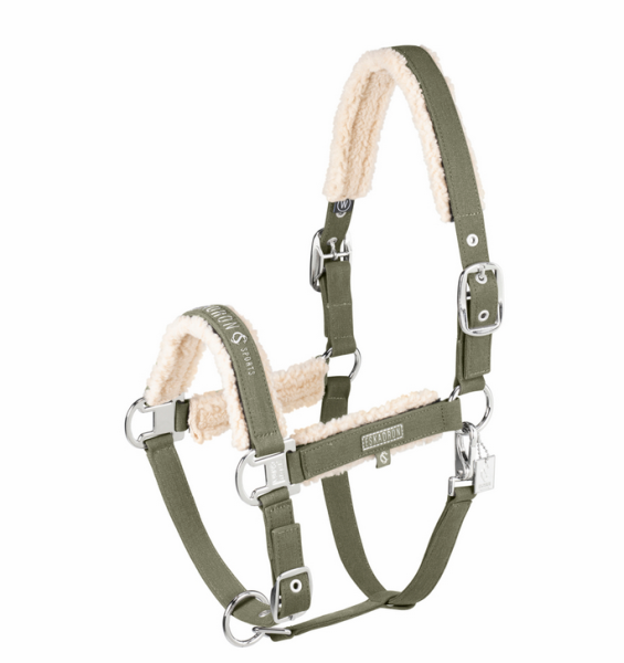 ESKADRON Halfter 'Denim Double Pin' Teddyfleece Classic Sports 25 S/S