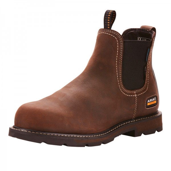 ARIAT Herrenstiefelette Groundbreaker Chelsea H2O Steel Toe