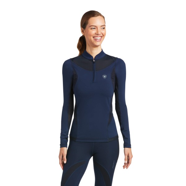 ARIAT Damen Funktionsshirt Ascent 1/4 Zip Baselayer