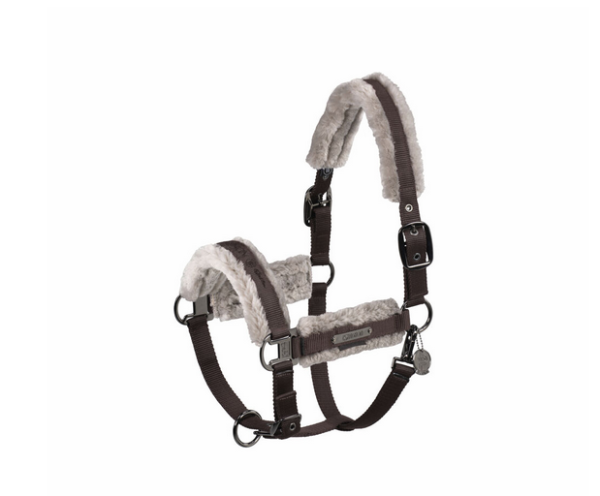 ESKADRON Halfter Double Pin Girth FauxFur Platinum 2024